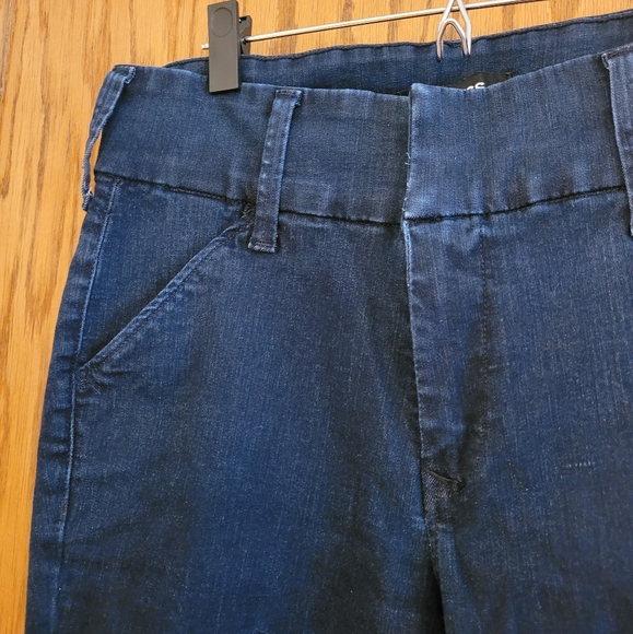 Express High Waisted Denim Perfect Wide Waistband Jean Leggings, Size 14 - Picture 2 of 9